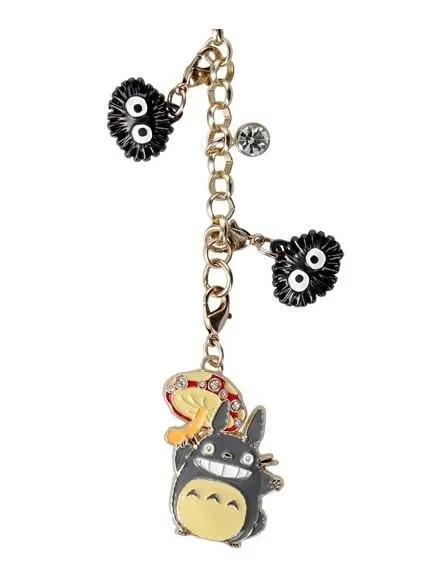 MY NEIGHBOR TOTORO - Grey Totoro & mushroom - Chainette charms